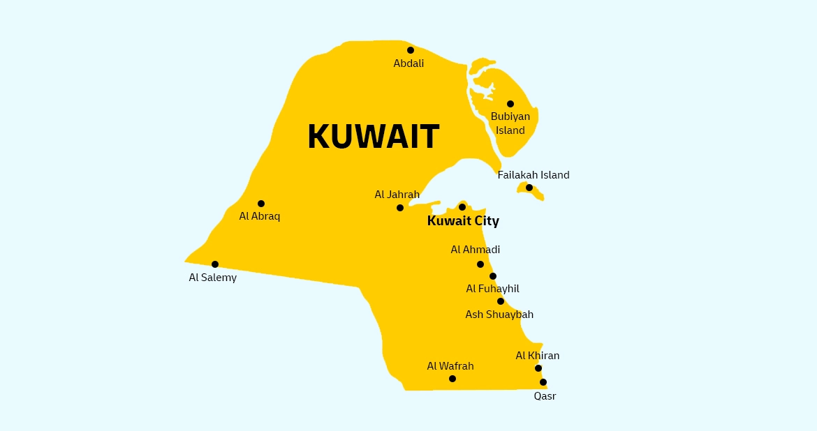 Kuwait country flag