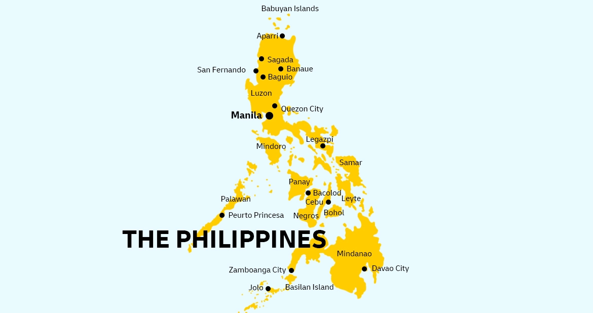 Philippines Country Map