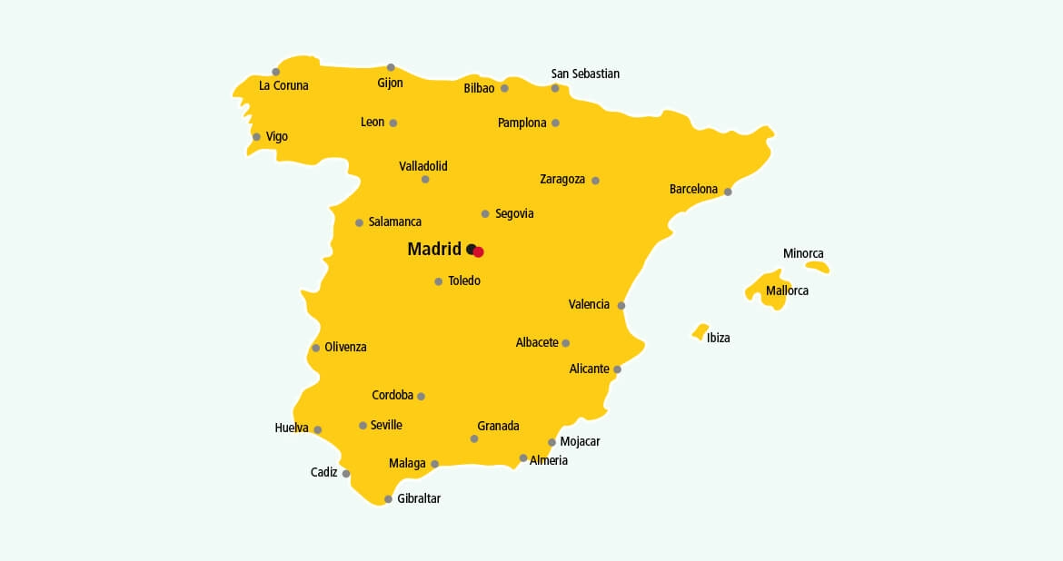 Parcel delivery to Spain with DHL